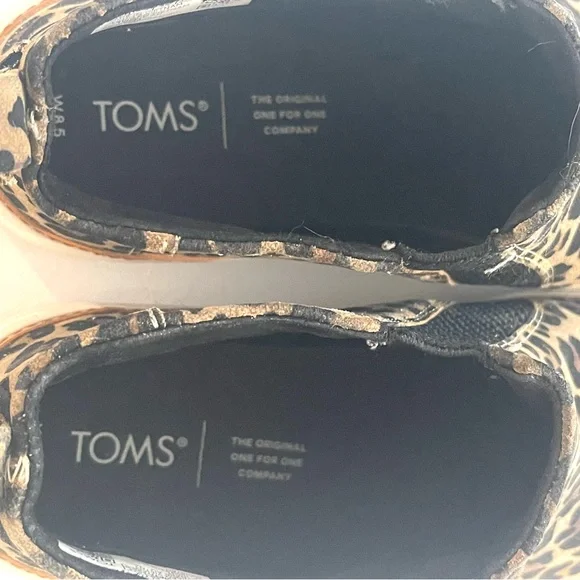 Toms Leopard Print Slip-On Ankle Boots - Picture 11 of 14